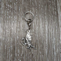 Dragon Bridle Charm, White Silk Bag
