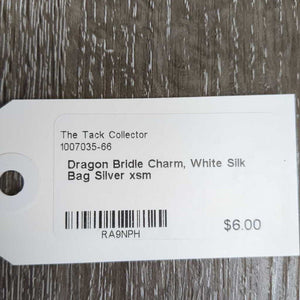 Dragon Bridle Charm, White Silk Bag