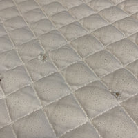 Quilted Dressage Pad, emb *gc, clean, stains, mnr hair, pilly, sm tears
