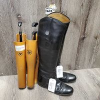 Pr Field Boots, Pull On, pr Bronze Ariat Forms *vgc, older, clean, mnr scratches & rubs, loose sole-R
