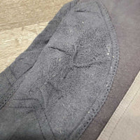 Hvy Cotton Breeches *fair, older, discolored, dingy, stretched knees, stained seat, mnr seam holes
