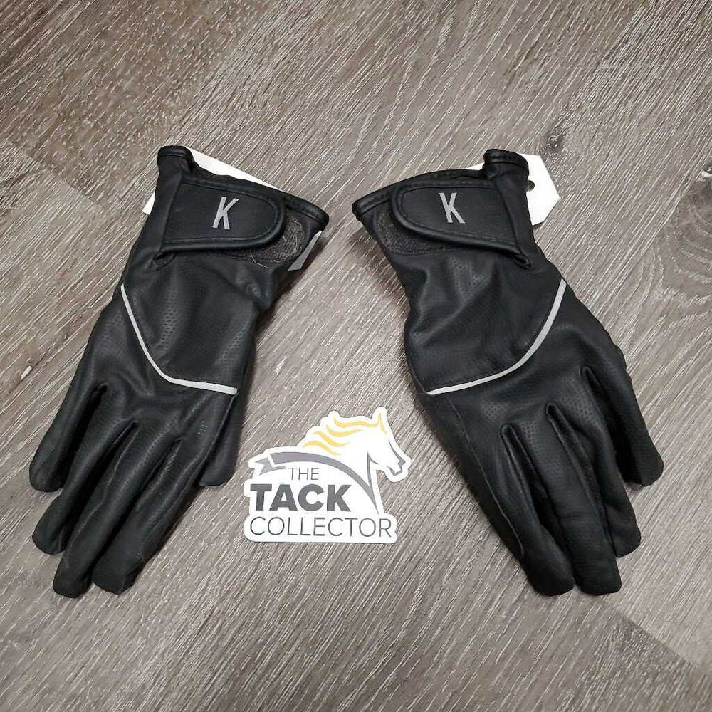 Pr Thinsulate 40g Winter Riding Gloves *gc, clean, older, mnr thread, faded & rubbed finger ends