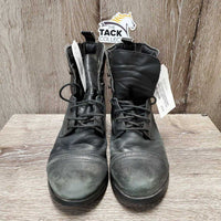 Pr Paddock Boots, laces *toes: v.rubbed, dented & faded, clean, scratches, fair, rubs
