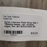 v.narrow Flash Strap ONLY *Missing keeper, vgc, scraped edges, mnr dirt
