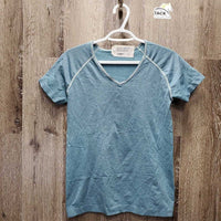 V Neck T Shirt *xc, mnr stains, older?
