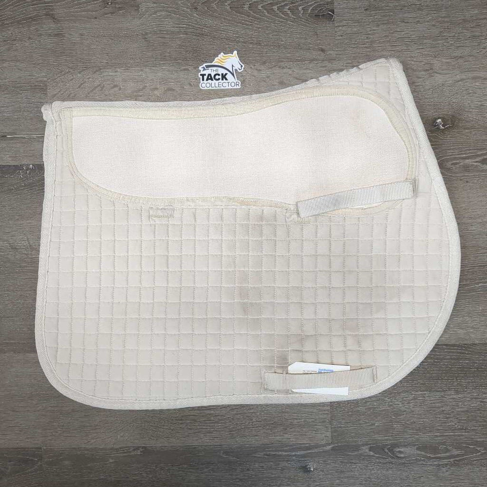 Contender II Shimmable Quilt Jumper Saddle Pad *gc, mnr hair, dingy, stained, pilly