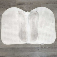 Contender II Shimmable Quilt Jumper Saddle Pad *gc, mnr hair, dingy, stained, pilly
