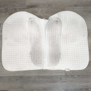 Contender II Shimmable Quilt Jumper Saddle Pad *gc, mnr hair, dingy, stained, pilly