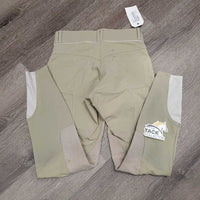 Euroseat Breeches *older, dingy, discolored seat & legs, undone stitching, pilly, puckers, threads, fair