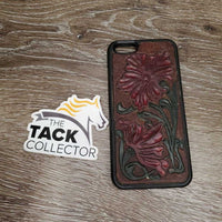 Tooled Leather IPhone 4 Case *dirty, lifting corners, fair, older

