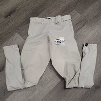 Full Seat Breeches, Side Zip *gc, seat: stains & stretched, seam puckers, pilly & rubs, older?
