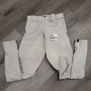 Full Seat Breeches, Side Zip *gc, seat: stains & stretched, seam puckers, pilly & rubs, older?