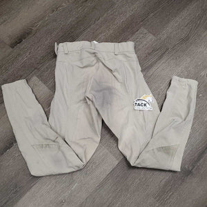 Full Seat Breeches, Side Zip *gc, seat: stains & stretched, seam puckers, pilly & rubs, older?