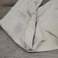 Full Seat Breeches, Side Zip *gc, seat: stains & stretched, seam puckers, pilly & rubs, older?
