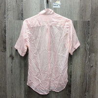 SS v.thin Show Shirt *gc, older, pit rubs, mnr threads, faded, collar puckers
