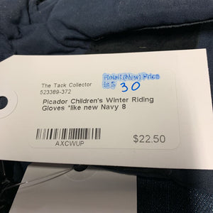 Children's Winter Riding Gloves *like new