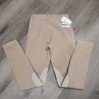 JUNIORS Hvy Cotton Breeches, Pull On *gc, older, mnr stains, loose stitching, sm seat seam holes
