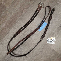 Narrow Flat Running Martingale *fair, v.stiff, dry, dirt, no stopper, xholes, film, stains, scraped edges
