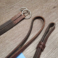 Narrow Flat Running Martingale *fair, v.stiff, dry, dirt, no stopper, xholes, film, stains, scraped edges
