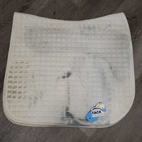 Quilted Dressage Saddle Pad *gc, dirt, v. stained, hair, mnr pills
