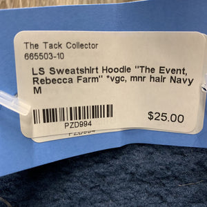 LS Sweatshirt Hoodie "The Event, Rebecca Farm" *vgc, mnr hair