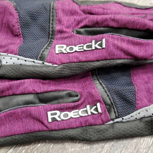 Pr Cloth Riding Gloves *vgc, v.mnr dirt?/stain