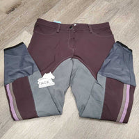 Full Sticky Seat Breeches *vgc, clean, mnr seam puckers & pilly ribbons