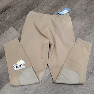Hvy Cotton Breeches, Pull ON *gc, older, discolored/stained seat & legs, older