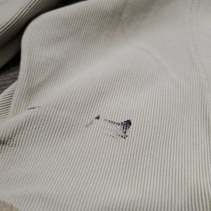 Euroseat Breeches *fair, older, stains, threads, broken belt loops, holes, torn knees