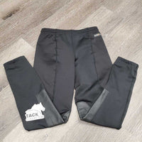 JUNIORS Ribbed Riding Tights, drawstring waist *gc, older, seam rubs/frays, mnr hair
