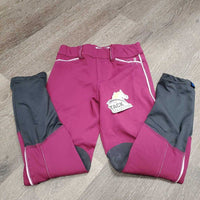 JUNIORS Euroseat Riding Tight Breeches *gc, mnr undone stitching/threads, hair & stains?