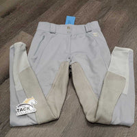 Full Seat Riding Tight Breeches *gc, older, dingy, mnr stained seat & legs, seam rubs & puckers, clean, stains