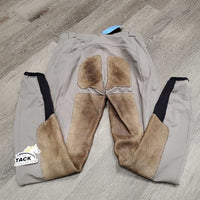 Full Seat Riding Tight Breeches *gc, v.stained seat & legs, older, seam rubs & puckers, clean
