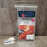 Scramble Squares Horse Puzzle, bag *vgc, mnr bent corners