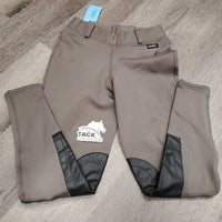 Pull On Winter Riding Tight Breeches *gc, clean, pilly knees, stained seat & legs
