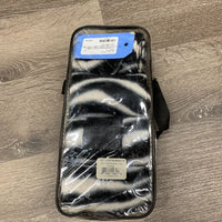 4 Fleece Polos, bag *vgc, clumpy edges, clean, rubs, linty
