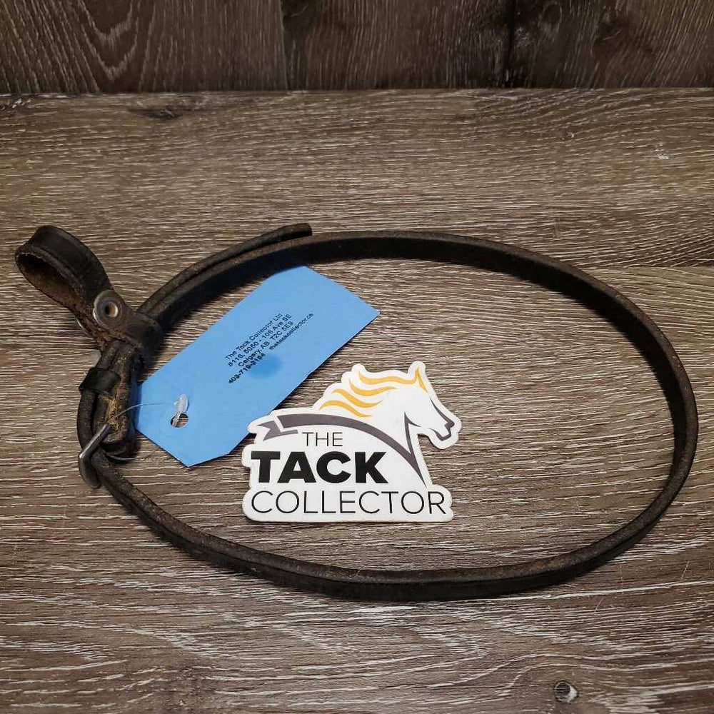 Flash Strap, Riveted Noseband attachment, 1 keeper *gc, older, faded, mnr dirt, xholes