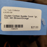 Cotton Saddle Cover *gc, hair, dirt
