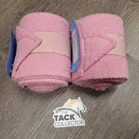 Pr Fleece Polos *fair, pilly, v.clumpy, dingy, faded, older
