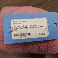 Pr Fleece Polos *fair, pilly, v.clumpy, dingy, faded, older
