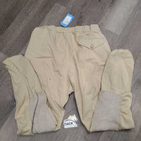 MENS Breeches *fair, discolored, seam puckers, older, stains, shrunk?, puckered
