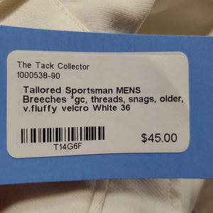 MENS Breeches *gc, threads, snags, older, v.fluffy velcro