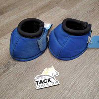Pr No Turn Bell Boots, velcro *gc, clean, dirty residue, hairy, frayed edges, velcro hole
