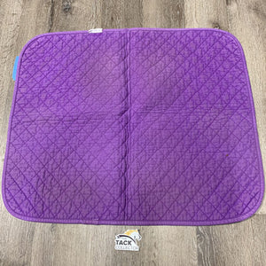 Quilted Baby Pad *gc, mnr stains, pilly, faded