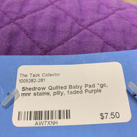 Quilted Baby Pad *gc, mnr stains, pilly, faded
