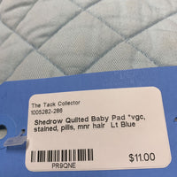 Quilted Baby Pad *vgc, stained, pills, mnr hair
