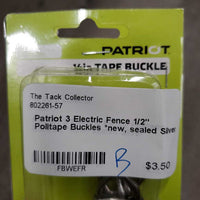 3 Electric Fence 1/2" Politape Buckles *new, sealed
