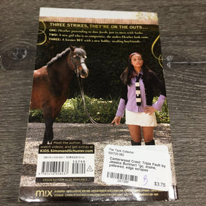 Canterwood Crest: Triple Fault by Jessica Burkhart *gc, stains, yellowed, edge scrapes