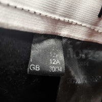 JUNIORS Hvy Cotton Euroseat Breeches *gc, v.hairy, older, v.hairy velcro, thread, faded
