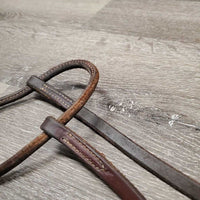 Soft v.narrow Rolled Western Drop Noseband *gc, rubs, trimmed end, clean, dirty inside, scrapes
